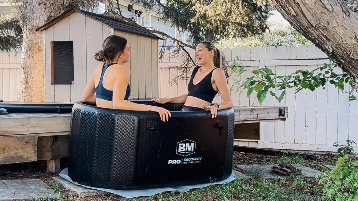 Slanted-Edge Cold Plunge Tub for Recovery