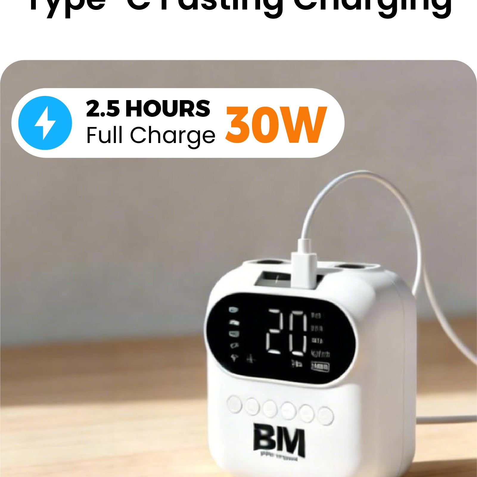 Rechargeable Electric Pump 20 PSI with 5200 mAh Battery - BEYOND MARINA