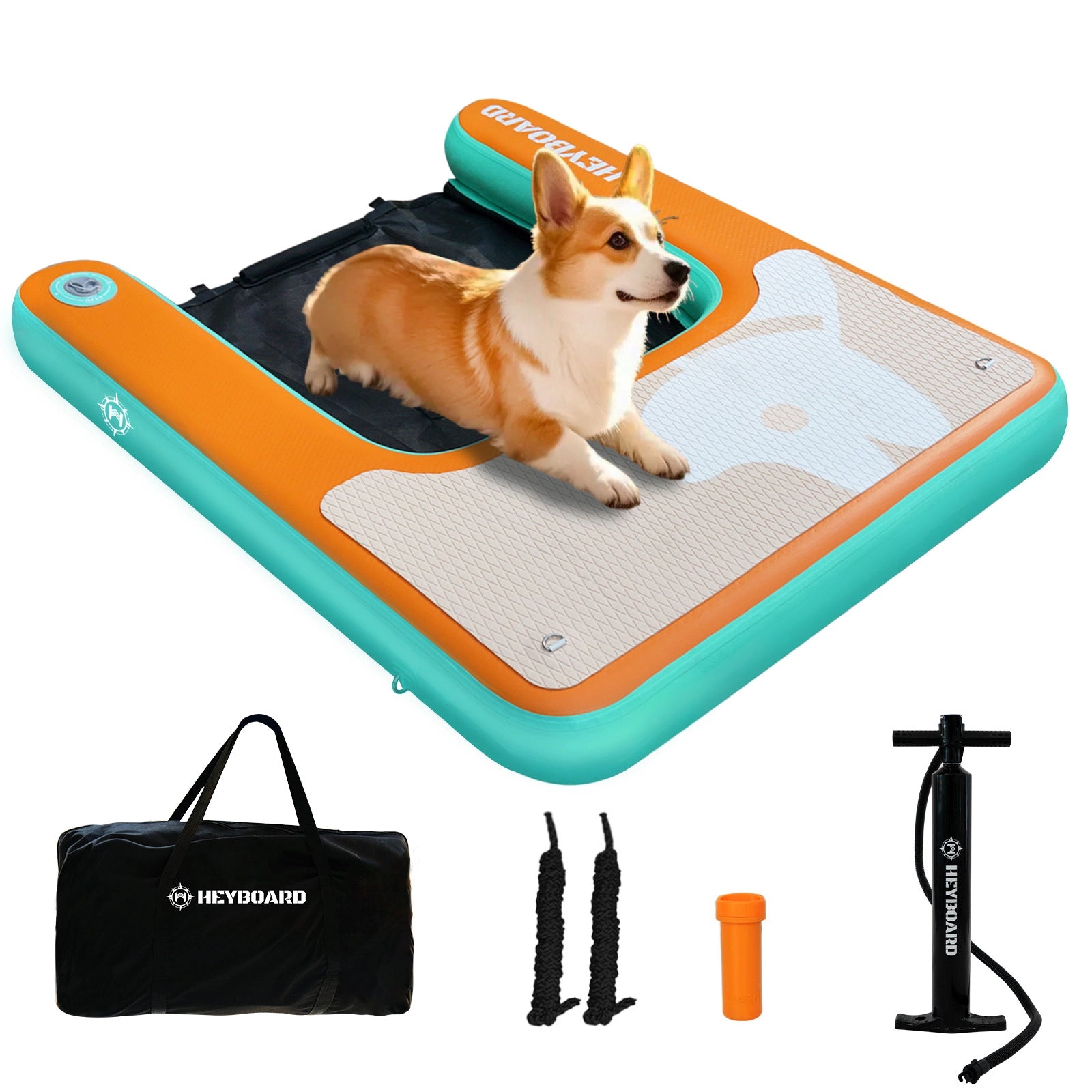 Inflatable Dog Pool Ramp and Pup Platform - BEYOND MARINA