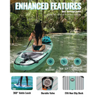 Inflatable paddle board with ultralight material and fusion tech, vibrant design