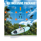 10’6 Inflatable Paddle Board Golf package with accessories in ultralight material