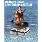 Durable 10’6 Paddle Board Elegant is an inflatable paddle board with dog and rider