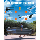 Paddleboard accessories package for 10’6 Paddle Board Elegant - Wooden ISUP