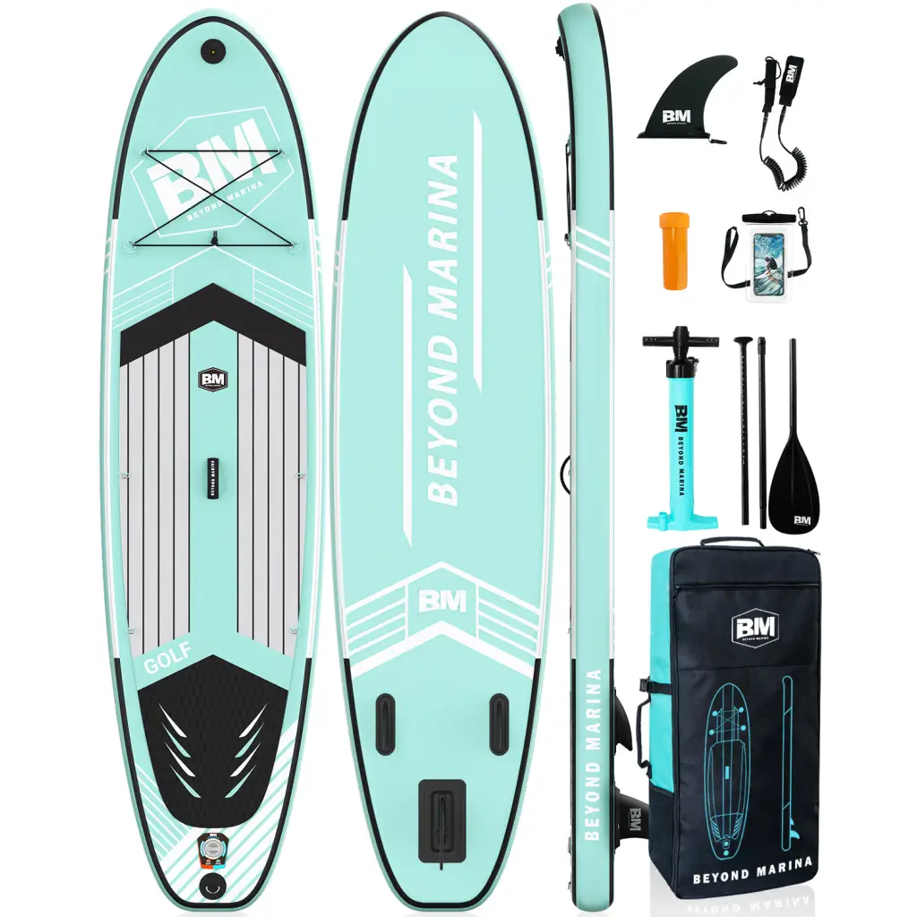 All-round Inflatable SUP Board Package Golf with bag and paddles