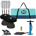 High Pressure Drop Stitch 3-Chamber Inflatable Kayak Kit for Paddle Paddlers