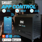 Black cold plunge water chiller for ice bath chiller and 1HP ice bath setups