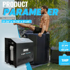 Cold plunge water chiller for inflatable ice tub and 1HP ice bath chiller products