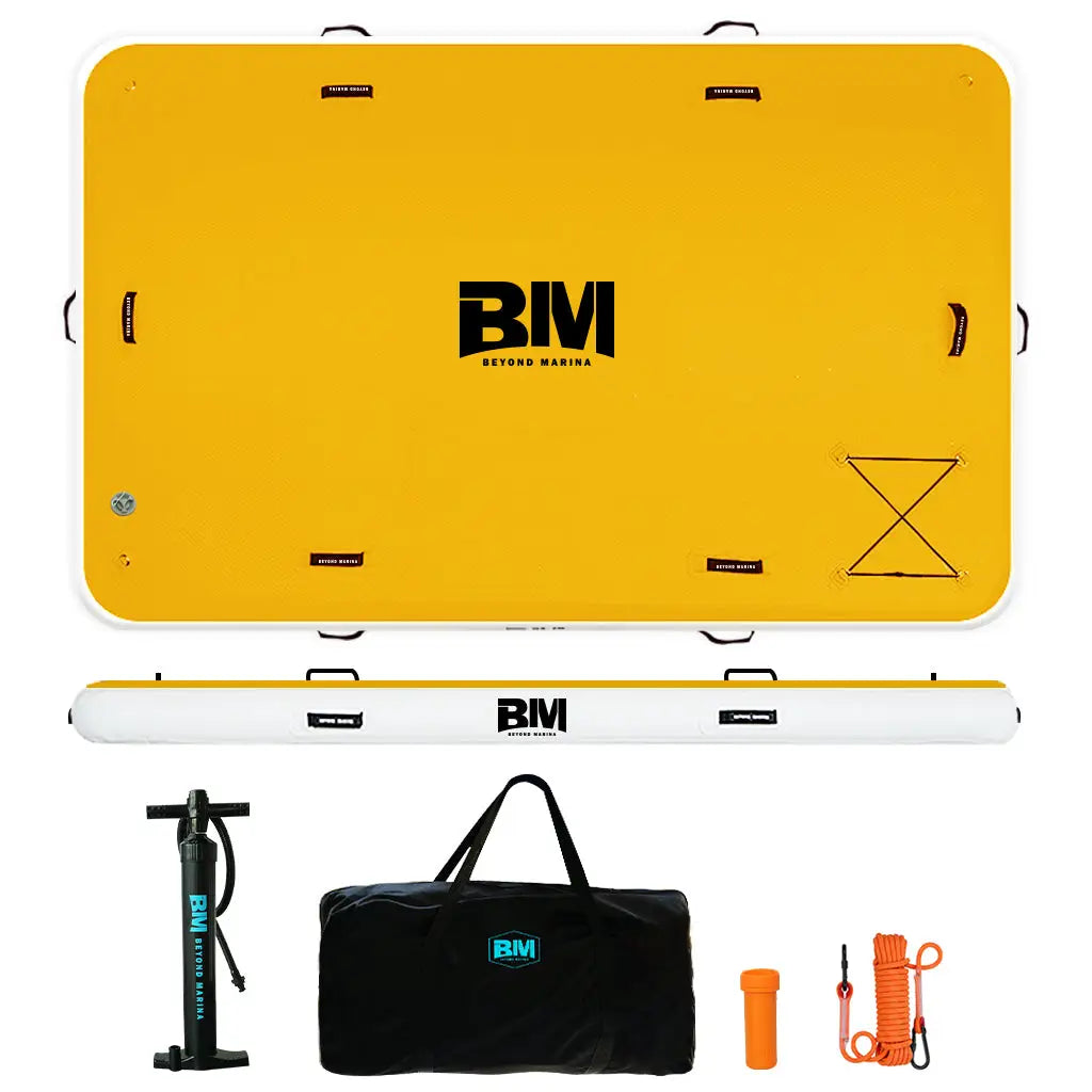 BM Portable Camping Bed on Inflatable Air Dock, 8ft*5ft/10ft*8ft, Reliable and Stable