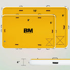 Close-up of yellow case with pen and ruler for 8ft*5ft/10ft*8ft Reliable Inflatable Air Dock