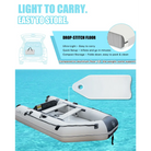 Inflatable boat with drop-stitch floor from 10ft Heymarina Series, durable inflatable dinghy