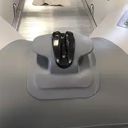 Inflatable boat cleat.