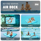 Inflatable dock for easy setup and stable waterfront activities at Lakeview Marina