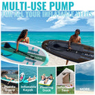 Inflatable Paddle Board with Double Action Hand Pump and Ice Tub for Water Sports