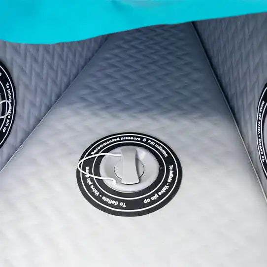 Inflatable paddleboard valve.