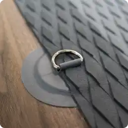 Paddleboard D-ring attachment.