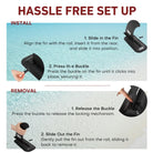 Paddleboard fin installation and removal guide for Removable Center Fin on inflatable paddle boards
