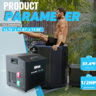 Ice bath chiller with Wifi remote control for inflatable ice tubs and bath chillers