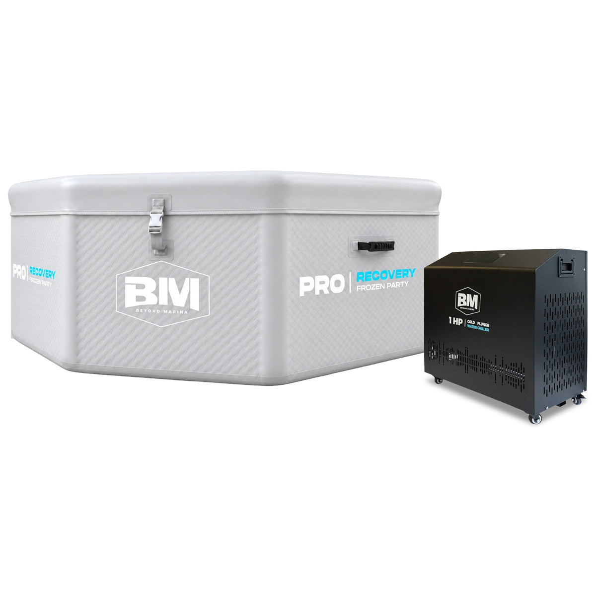 660-Gallon 8–10 Person Octagonal Inflatable Cold Plunge Tub - BEYOND MARINA