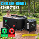 150-Gallon 1–2 Person Oval Inflatable Cold Plunge Tub - BEYOND MARINA