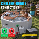 660-Gallon 8–10 Person Octagonal Inflatable Cold Plunge Tub - BEYOND MARINA