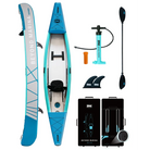 2019 Beyond Marina 12’5 Inflatable Drop Stitch Kayak with Blue Hull