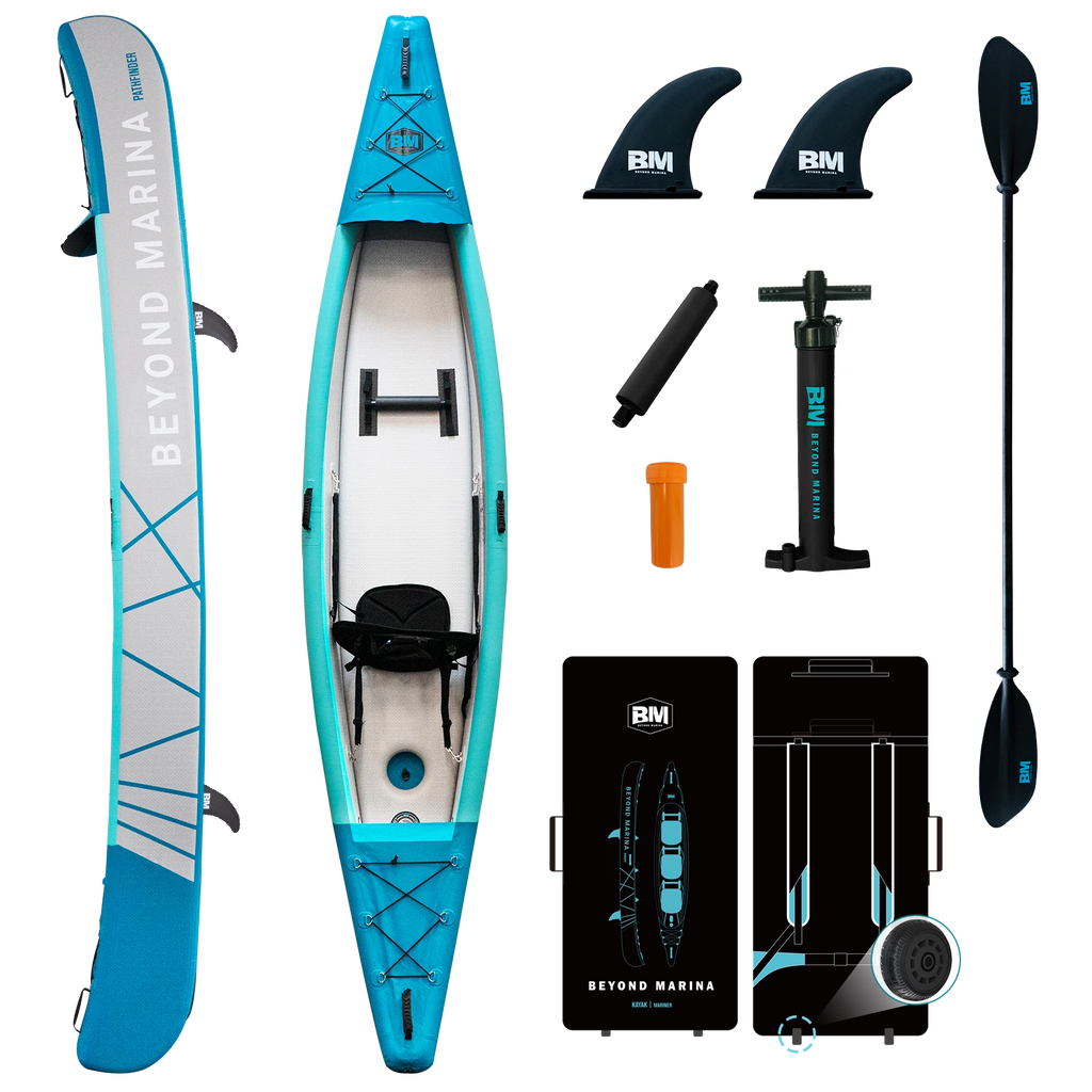 inflatable kayak and accessories