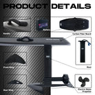 Electric hydrofoil surfboard components of AquaGlide 5’4 CRUISER EFOIL hydrofoil board