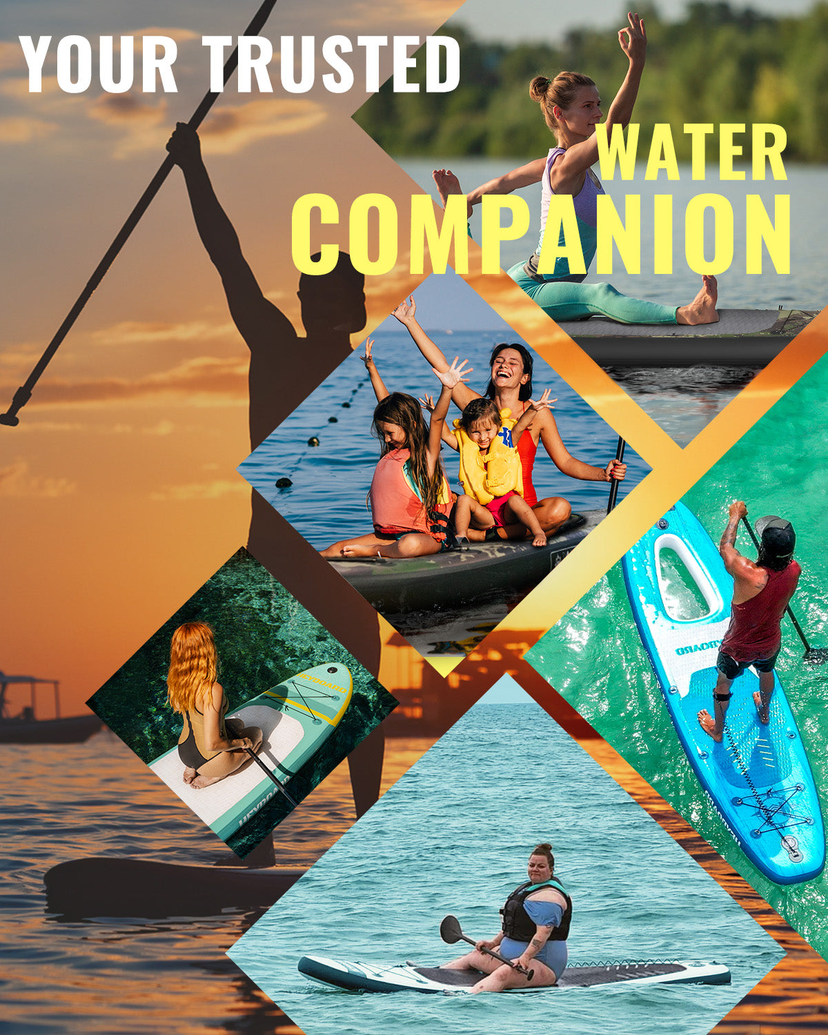 10'6" Inflatable SUP Board - Camouflage | Heyboard - BEYOND MARINA