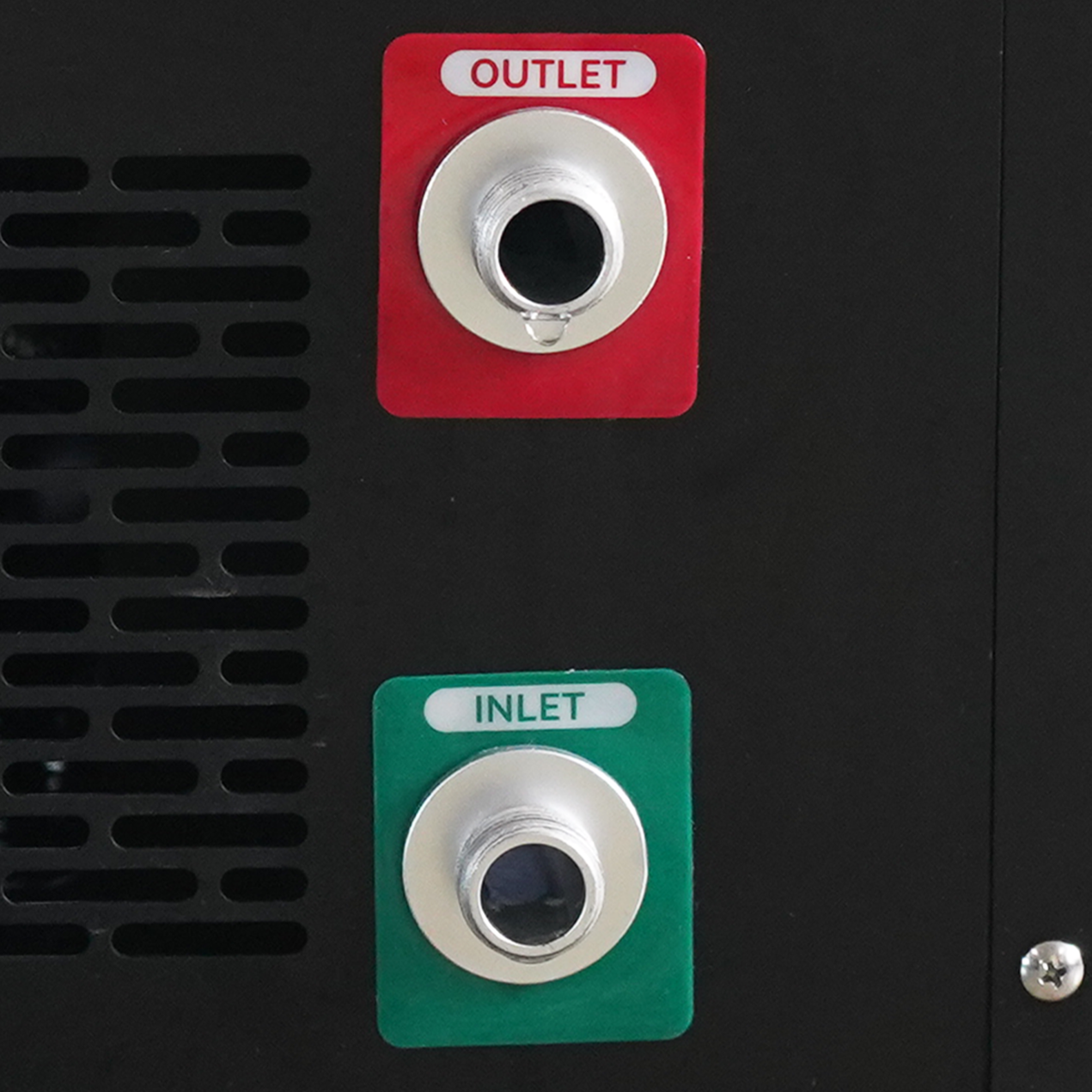 inlet and outlet