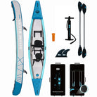 two person kayak boat and accessories