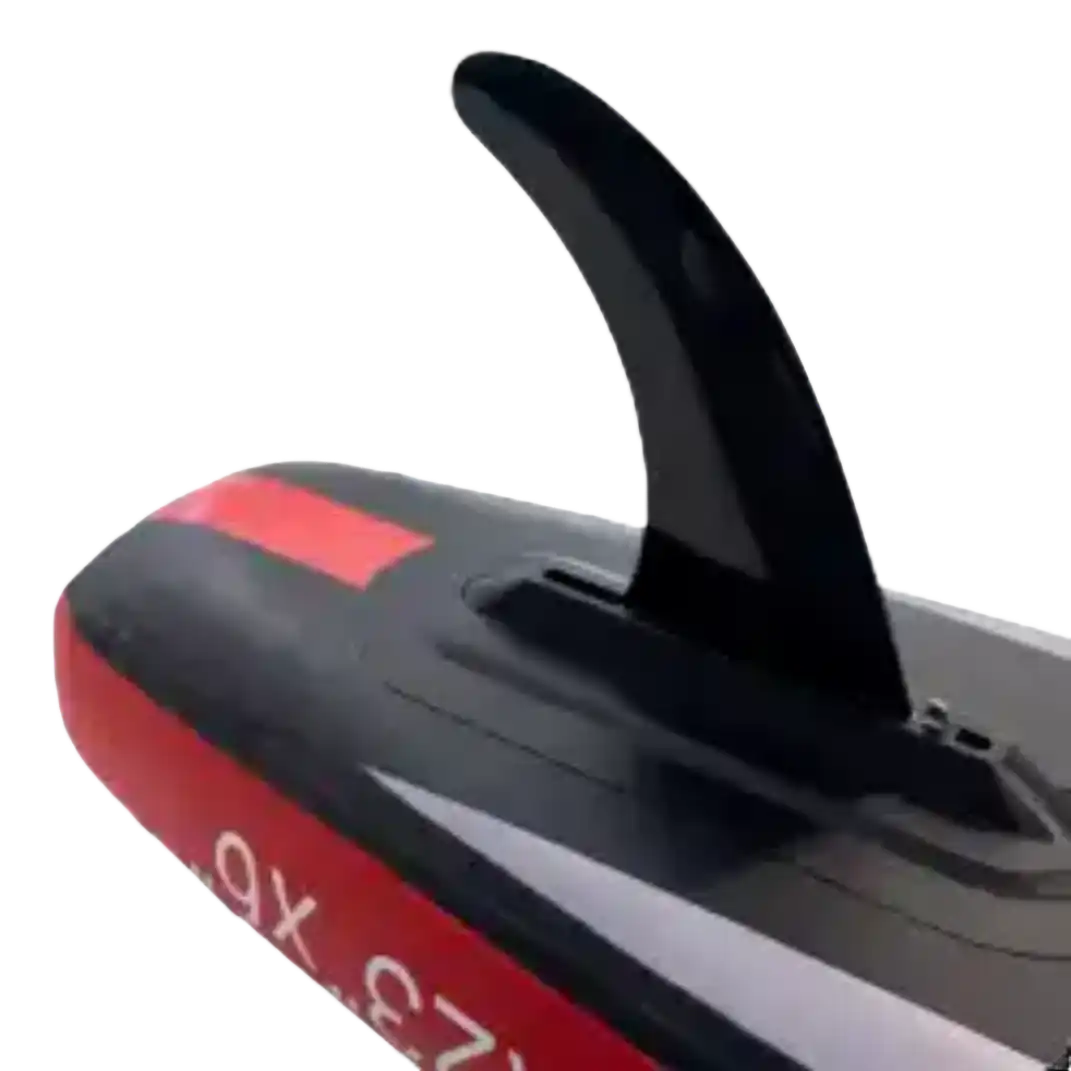 Black paddleboard fin.