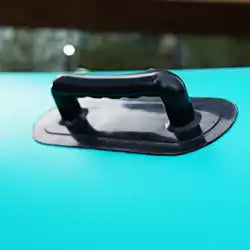 Black plastic carry handle.