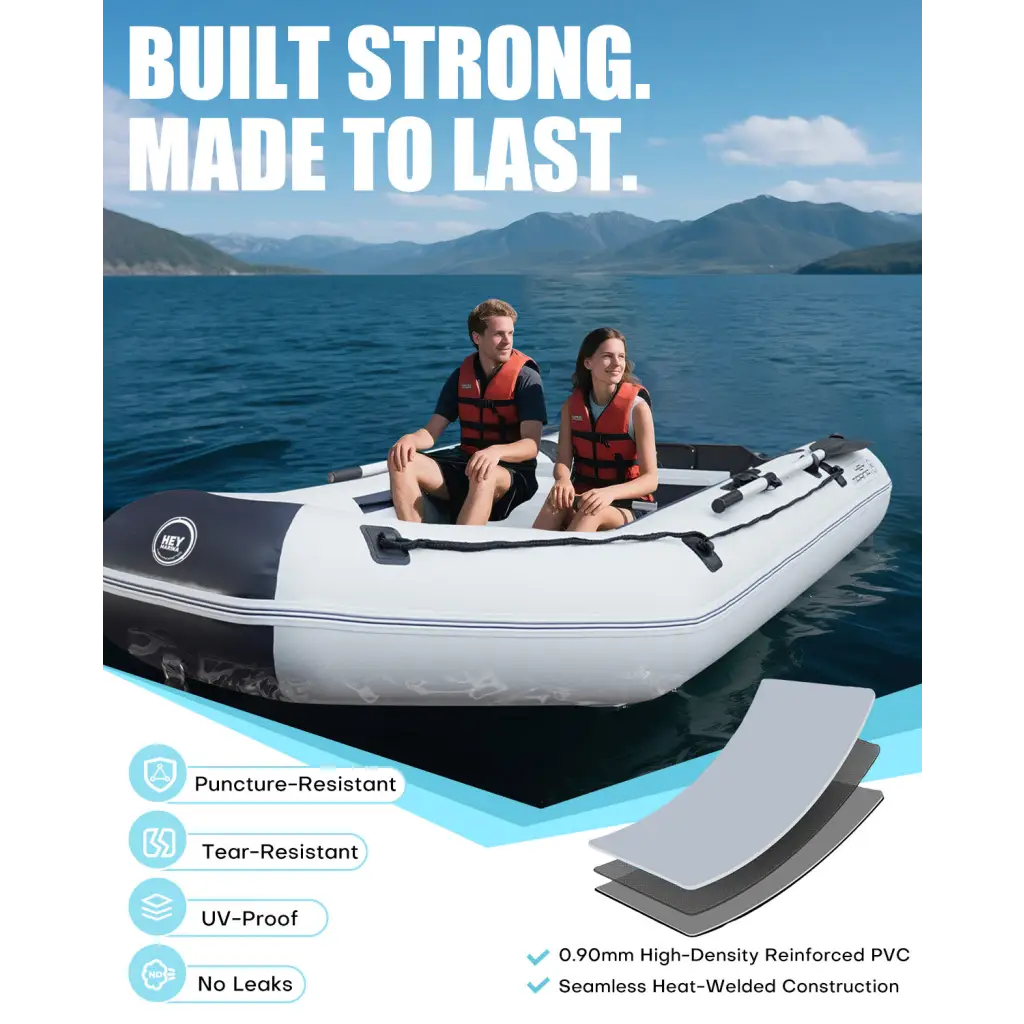 Durable inflatable boat from the 10ft Heymarina Series ideal as an inflatable dinghy