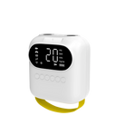 white electric SUP pump with yellow handle