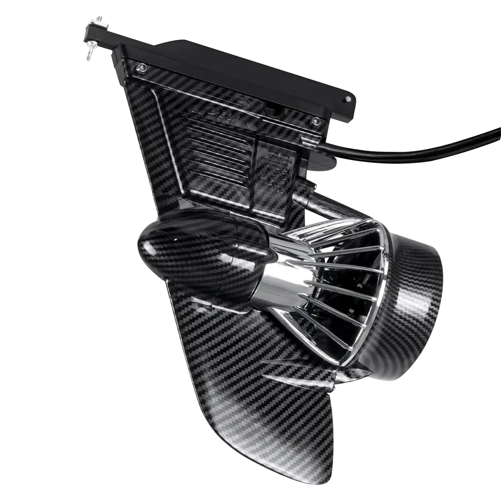 Carbon fiber electric fin with 160W motor and jet exhaust