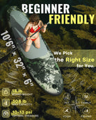 10'6" Inflatable SUP Board - Camouflage | Heyboard - BEYOND MARINA