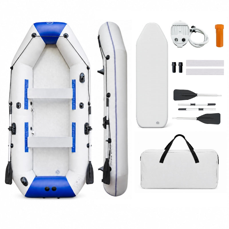 10 ft Inflatable Fishing Boat with Rod Holders