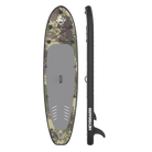 Camouflage-patterned inflatable stand up paddle board