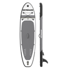 gray inflatable stand up paddle board