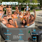 Inflatable Octagonal Ice Bath for Group or Solo offers portable cold therapy benefits