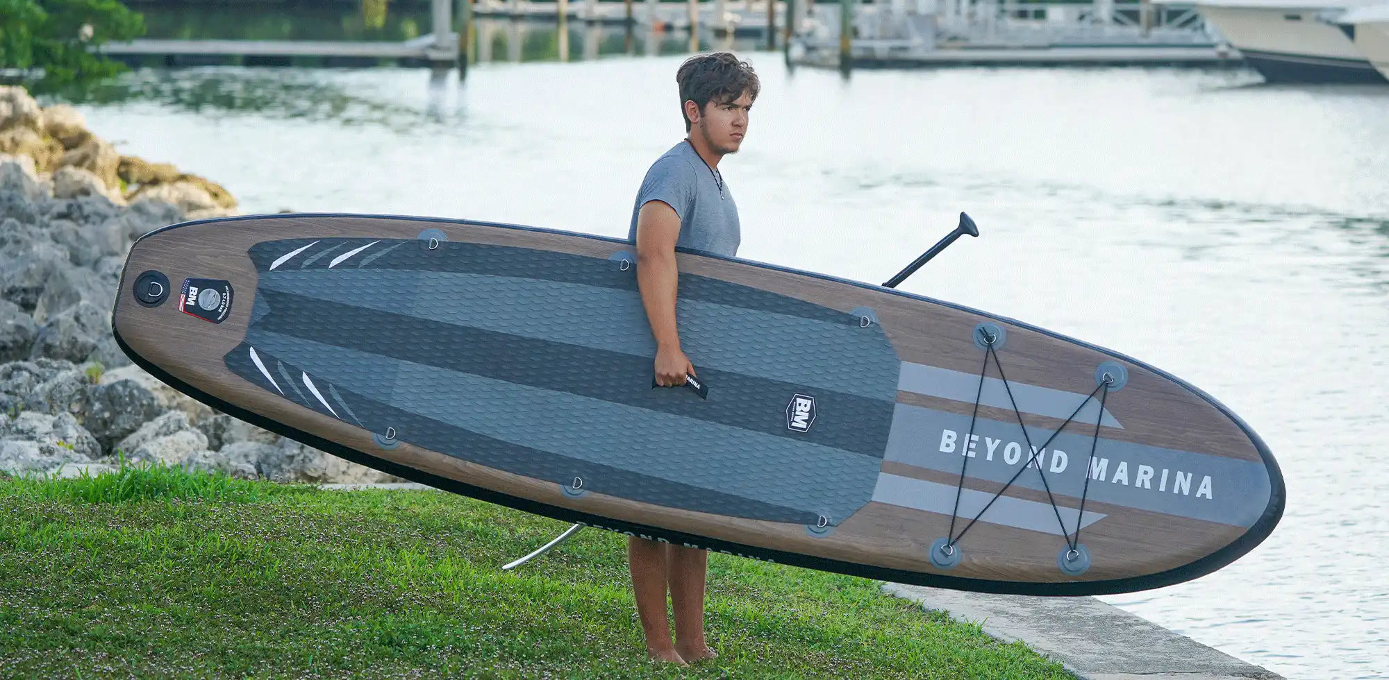 Inflatable paddle board.