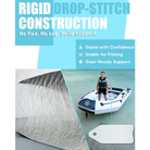 White and navy 10FT dinghy with drop stitch floor
