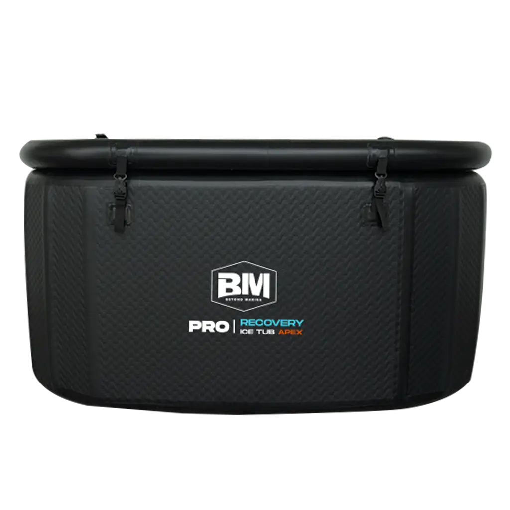Portable vehicle storage solution: Peak Performance IceBath Pro IceBath Apex shown in BMW pro - box