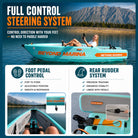 12'6" Inflatable Fishing Kayak for Water Adventures - Lure - BEYOND MARINA
