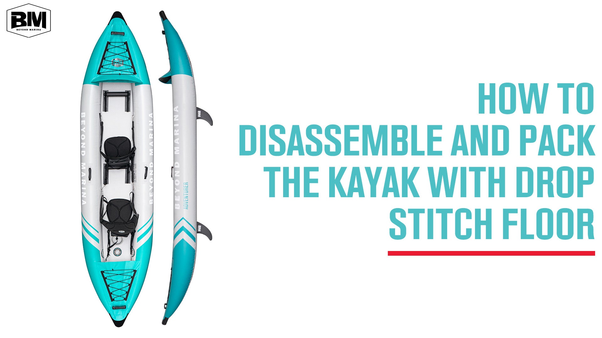 disassemble and pack the kayak