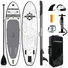 10'6" Inflatable SUP Board - Grey | Heyboard - BEYOND MARINA