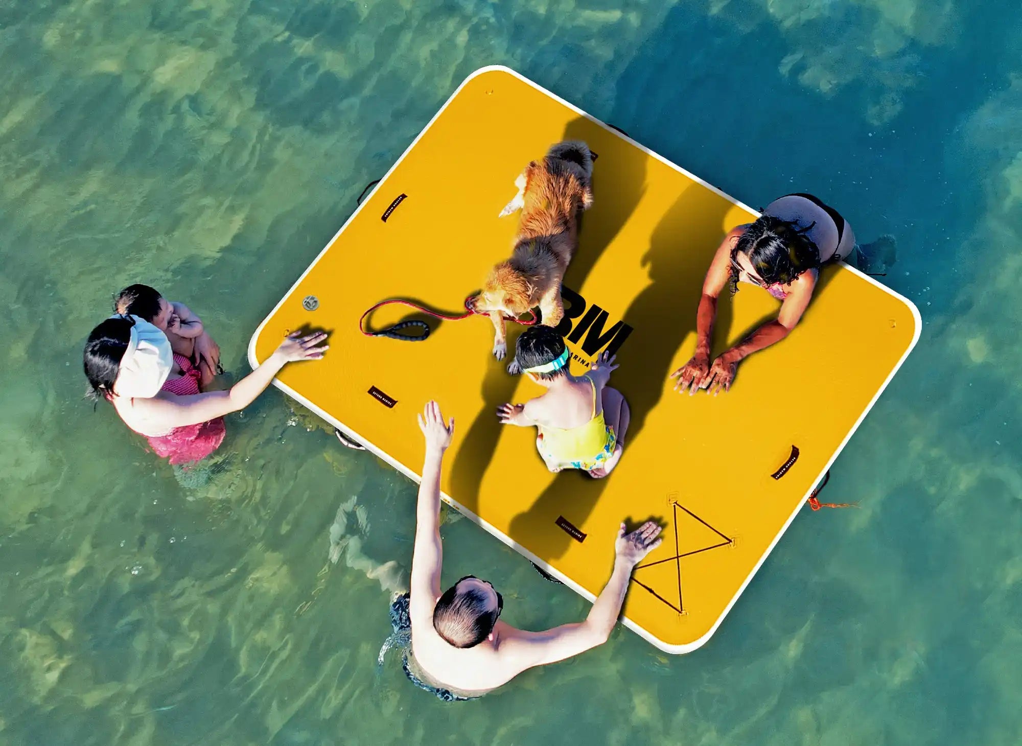 Beyond Marina inflatable floating dock